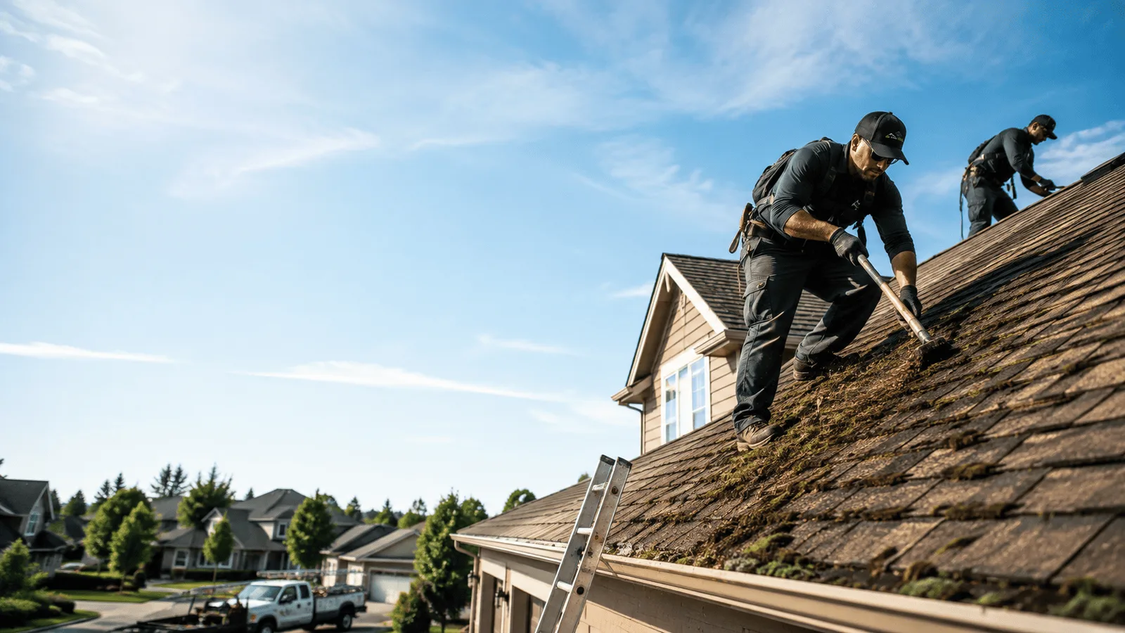 Roof Moss Removal in Great River, NY near me
